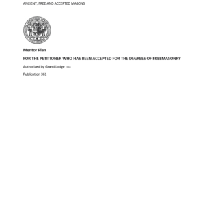 361 Mentor Plan - Petitioner